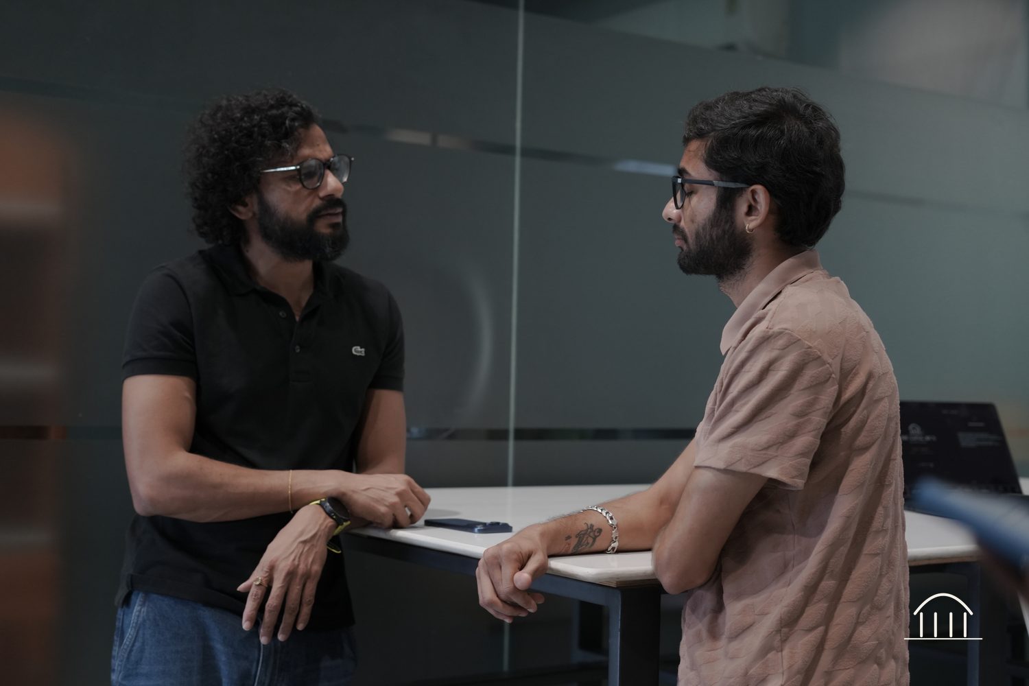 Rajat Asawa with an attendee